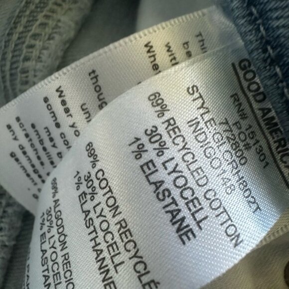 Good American Blue Skinny Jeans Sleek Fit - Picture 6 of 9